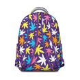 thumbnail image 3 of Marijuana Themed Laptop Backpack for Students - Durable College Bookbag with Protective Sleeve, Trendy Daypack for School and University, Perfect Gift for Fans, 3 of 6