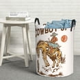 thumbnail image 6 of Lsque Cowboy Up Vintage Wild West Pattern Laundry Hamper Basket, Tall Woven Rope Hamper Basket for Clothes, Lightweight Storage Basket, Collapsible Waterproof-Small, 6 of 6