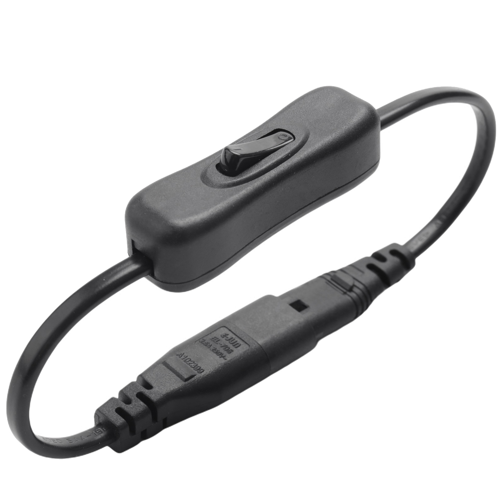 Power Extension Cord, Iec320 C7 to C8 Power Adapter Extension Cord with