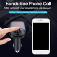 thumbnail image 4 of Pantalla Grande Coche Bluetooth Teléfono Manos Libres Carga Rápida Transmisor Fm Seguridad U Disco Reproductor De Música Cargador Con Voz Inteligente Para Automóviles Autobuses Camiones T17 Scienceny VI007011-00, 4 of 6