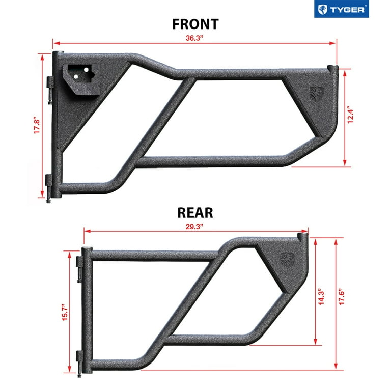 Free Shipping! Tyger Auto TG-DR4J62758 Tubular Doors