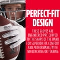 thumbnail image 5 of Franklin Sports Supratak Football Receiver Gloves - White/Chrome - Adult Small, 5 of 8