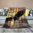 thumbnail image 2 of ONETECH  Eagle Blanket for Bed, Queen Size Flying Eagle Throw Blanket for Women, Men and Kids - Super Soft Plush Eagle Blanket Throw - Eagle Throw Blanket, 2 of 6