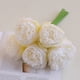 thumbnail image 1 of XmhyTop Ramo de 2 piezas, total 10 flores y hojas de peonía artificiales de seda, decoración para el hogar, la oficina, la fiesta de bodas, el bar festivo (blanco), 1 of 5
