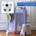 thumbnail image 3 of KAKOWELY 5 pomos con forma de balón de fútbol para habitación infantil, tiradores anticolisión para armario., 3 of 4