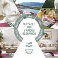 thumbnail image 6 of Boho Middle Century Outdoor Rug 5x8 Ft - Reversible Patio Rug Outdoor Camping Rugs, Abstract Pink Geometric Botanical Washable Indoor Outdoor Area Rugs, Non-Slip Outdoor Carpet Runner for Deck/Porch, 6 of 8