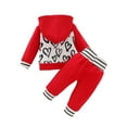 thumbnail image 6 of Acotyo 0-18M Newborn Toddler Baby Girls Fall Long Sleeve Love-heart Hoodie Sweatshirt Pants Outfits Set, 6 of 15