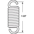 thumbnail image 2 of Handyman Extension Spring, 1/2 in. x 1-5/8 in. x 0.080 in. Wire Diameter, Spring Steel, Single Loop, Open (2-pack), 2 of 2