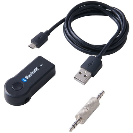 Blackweb Bluetooth Audio Receiver Adapter - Pairs and Streams Audio From Bluetooth-Enabled Devices to Non-Bluetooth Devices With a 3.5mm Audio (Best Bluetooth Streaming Adapter)