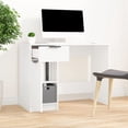 thumbnail image 1 of vidaXL Desk White 100x50x75 cm Engineered Wood, 1 of 5