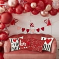 thumbnail image 5 of 4PC Valentine's Day Pillowcases For Girlfriend Pillow Cushion Home Printing Pillow Set Sofa Bedside Cushion Valentine's Day Pillow Covers, 5 of 5