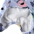 thumbnail image 2 of Adorable Christmas Monster Pet Dog Clothes Comfy Velvet Winter Pajamas Coat Jumpsuit, 2 of 9