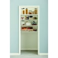 thumbnail image 2 of Rubbermaid Pantry 36" Closet Storage Organization System Kit, White, 2 of 3