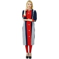 thumbnail image 4 of Phagun Stripe Kurta 3/4 Sleeve Cotton Ethnic Designer Kurti Women Wear Dress, 4 of 5