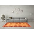 thumbnail image 3 of Ahgly Company Indoor Square Oriental Orange Traditional Area Rugs, 4' Square, 3 of 4