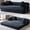 Black, variant on Vanress 78" Convertible Sofa Bed, Folding Sleeper Sofa Couch Bed with Fixed-Shape Frame, Pull-Out Sleeper Loveseat, Corduroy Boneless Futon Bed, No Assembly Required for Living Room & Bedroom, White