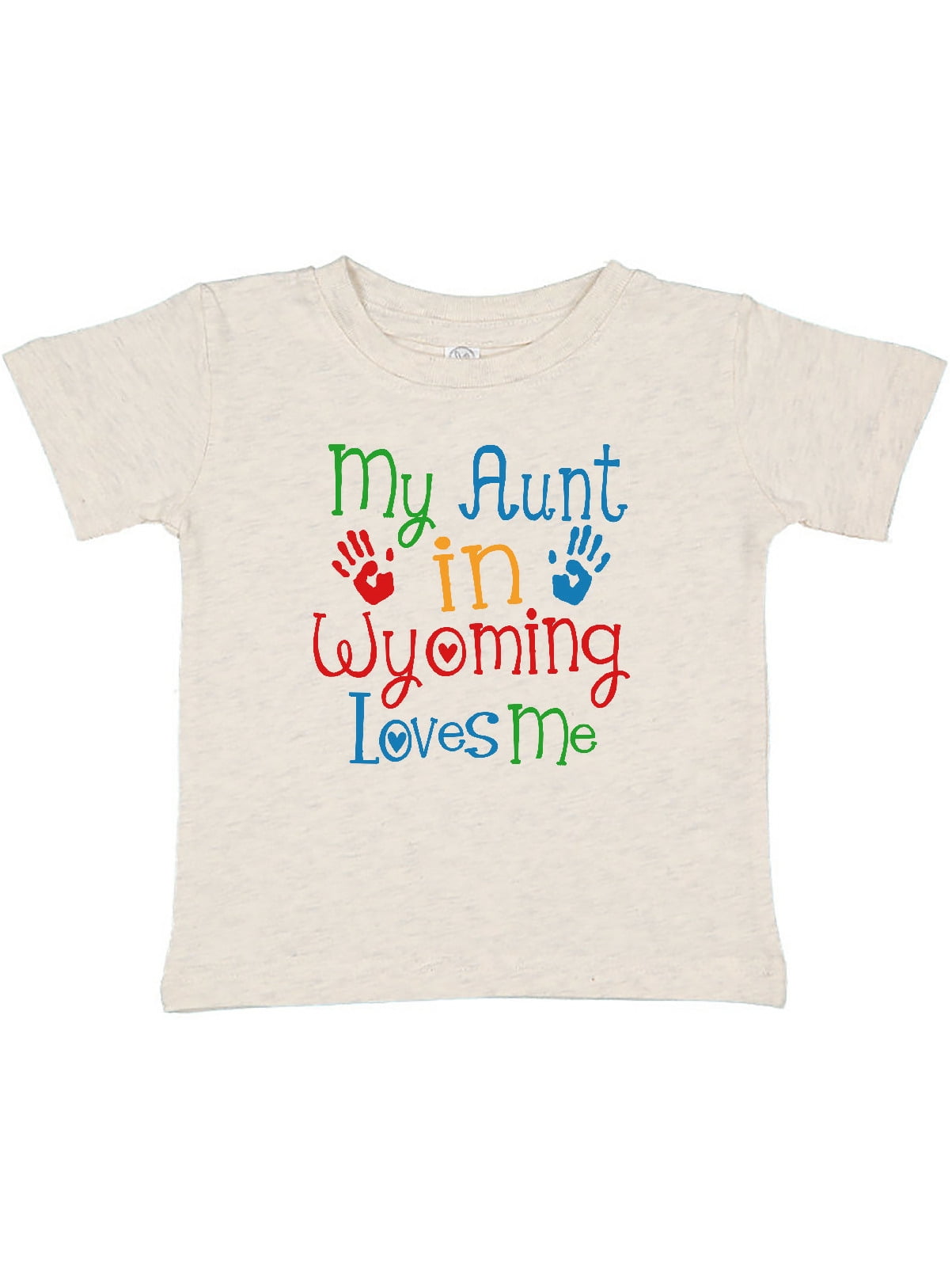 inktastic My Aunt in Wyoming Loves Me Baby T-Shirt