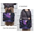 thumbnail image 6 of FORMRS 16" Laptop Bag Carrying Sleeve Case with Handle Travel Shoulder Briefcase, Purple Street, 6 of 8