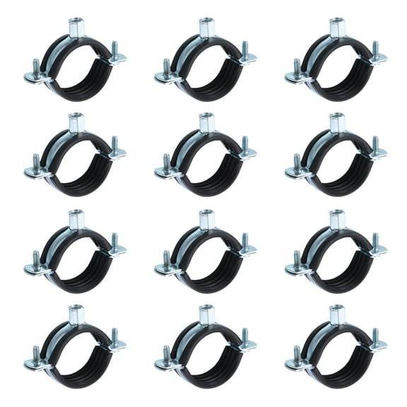12 Pack Split Ring Pipe Hanger, 50mm/2inch Adjustable Pipe Bracket Clamp