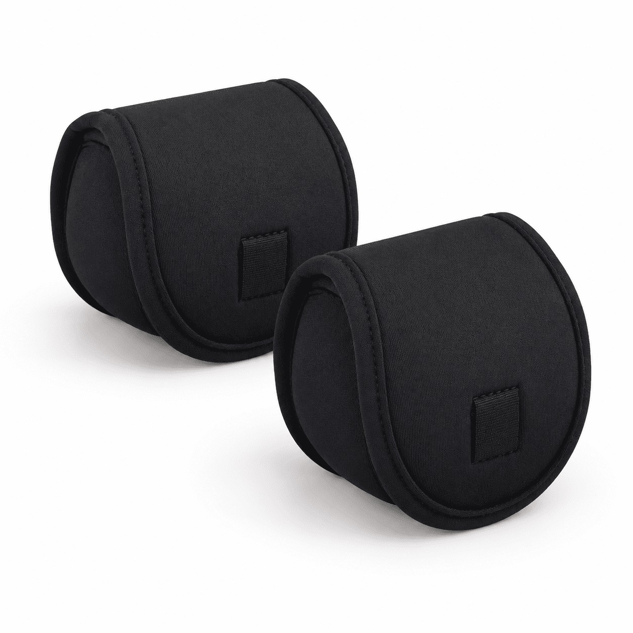 Neoprene Fly Fishing Reel Protective Pouch Cover 7/8 Size 2-Pack Black