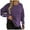 Purple, variant on Floral Crewneck Sweaters Womens Fall Chunky Knit Pullover Tops Loose Fashion Long Sleeve Ladies Sweater Green, L