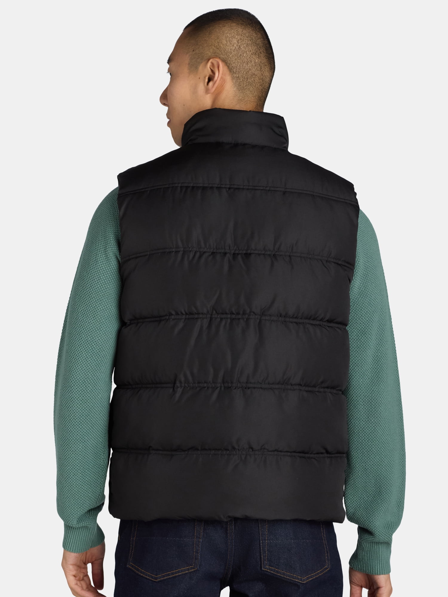 Big Chill Men's Quilted Puffer Vest with Pockets, Sizes M-XXL