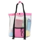 thumbnail image 2 of Bolsa de playa de malla grande, bolsa de playa fácil de limpiar y transpirable para hombres y mujeres, bolsa de almacenamiento con aislamiento desmontable, 2 of 5