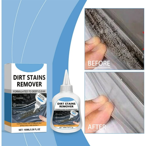 Sugelary Mold Remover Gel,Wet And forget Outdoor Mold And Mildew Remover,Mold Remover,Mildew Gel Cleaner,Bathroom Grout,Shower,Heavy-Duty Stain Cleaner for Caulking - 3.38 Oz