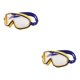 thumbnail image 2 of Greeniant Gafas de natación con correa elástica, gafas inastillables con caja de almacenamiento, gafas impermeables, gafas profesionales Type4 NO4, 2 of 6