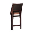 thumbnail image 5 of Riverbay Furniture Wood 24" Pad Back Folding Counter Stool in Chocolate, 5 of 7