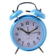 thumbnail image 1 of Reloj despertador vintage de dos campanas para mesita de noche, estudio, despertador sin alarma Azul, 1 of 6