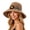 Khaki-1, variant on Straw Hats for Women Wide Brim Sun Hat Foldable Packable Beach Hat for Vacation Travel