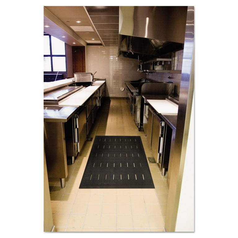 Free Flow Comfort Utility Floor Mat, 36 x 48, Black Free Flow Comfort Utility Floor Mat, 36 x 48, Black