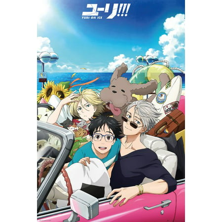 Yuri On Ice - Manga / Anime TV Show Poster / Print (The Cast In Car) (Size: 24