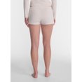 thumbnail image 3 of No Boundaries Cloud Core Low Rise Sleep Shorts, Women's XXS-3X, 3 of 5