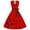 Red, variant on Bigersell Spring Maxi Dresses for Women Vintage Retro V-Neck Sleeveless Print Evening Party Prom Swing Dress Tall Bodycon Dress Style 8212, Female Full-Length Dresses Green XL