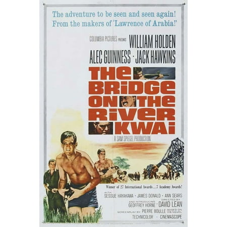UPC: 0671863498275 | Bridge on the River Kwai (1957) 27×40 Movie Poster