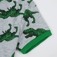thumbnail image 2 of WIBACKER Cotton Toddler Dinosaur Pajamas Boys Kids Soft Short Sleeve Tops Long Pants Summer 2-9Y Pjs Set 2pcs, 2 of 12