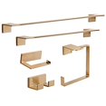 thumbnail image 2 of Delta SDD-DLT-1005 Delta-  77736-CZ Vero  Double Robe Hook  Champagne Bronze, 2 of 5