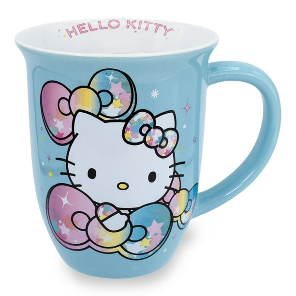 Taza Sanrio Hello Kitty Pastel Rainbow, 473 ml, cerámica
