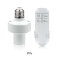 thumbnail image 2 of Maoww E26 E27 Lamp Holder Wireless Remote Control Timing Light Base Replacement Lighting Socket with Timer Cap Household Accessory 110V, 2 of 3