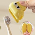 thumbnail image 4 of 2PCS Toothbrush Head Cover Cat Shape Travel Toothbrush Protector Cap Travel Brush Pod Case Portable Toothbrush Cap Clip Cover 2PCS Yellow, 4 of 6