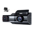 thumbnail image 2 of Quinlirra The New High-definition Three Record Driving Recorder Is Connected To A Mobile App And Intelligently The Front Interior And Rear Of The Car Deals Of The Day Clearance, 2 of 8