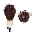 thumbnail image 4 of Synthetic Messy Bun Scrunchy Hair Bun Fake Hair Women Chignon Elastic Hair Band Hairpieces for Women Updo Donut Chignon, 4 of 34