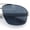 Silver White - Black, variant on Mens Luxurious Euro Gentlemanly Rectangle Agent Metal Rim Sunglasses Black - Smoke