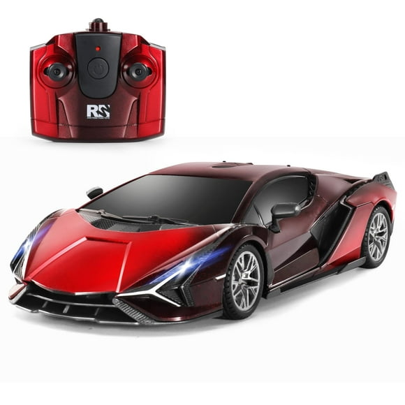 MIEBELY Lamboghini RC Car - 1:24 Scale Lambo Toy Car 3.7V 500mAh, Sián Fast Remote Control Car for Boys 8-12, Rc Race Mode