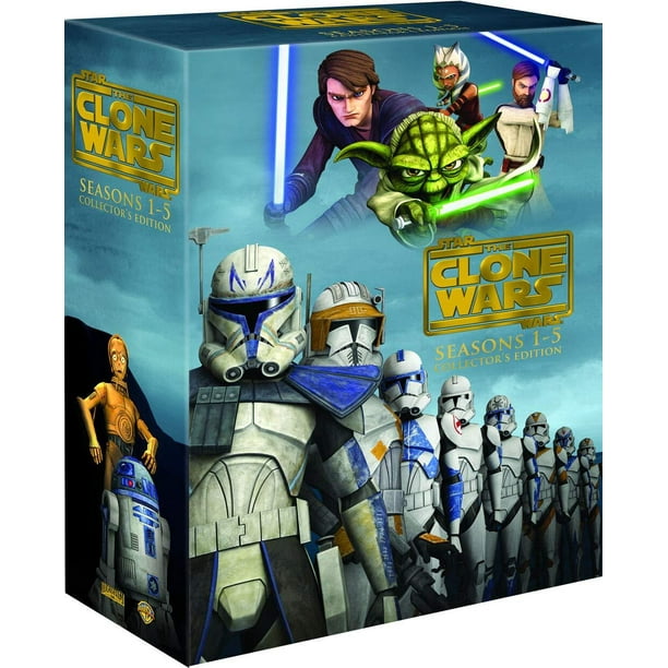Star Wars The Clone Wars Complete Series 1-7 (DVD)-English only