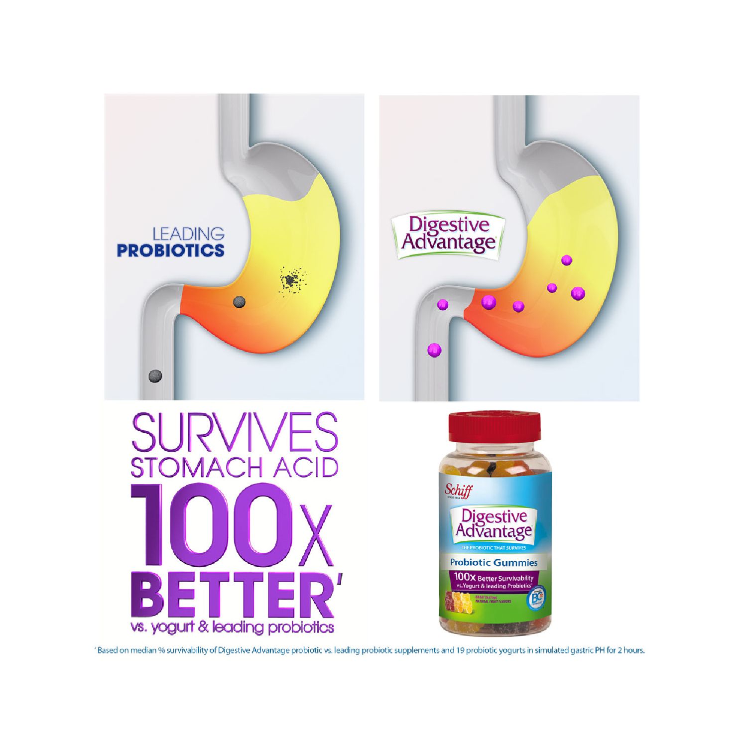 Digestive Advantage Probiotic Gummies (120 ct.) Walmart Canada