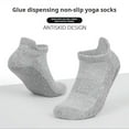 thumbnail image 2 of Pretty Comy 4 Pairs Non Slip Yoga Socks with Grips for Pilates, Ballet, Barre, Barefoot, Hospital Anti Skid Socks for Women and Men, 2 of 9