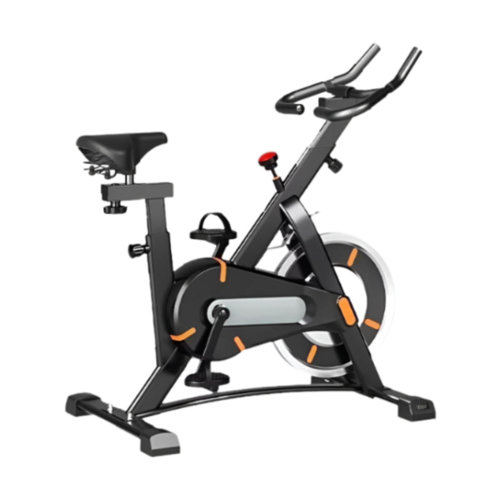 Almencla Exercise Bike Cardio Training Stationary Bike for Small Space Apartment Home Black No Computer Walmart
